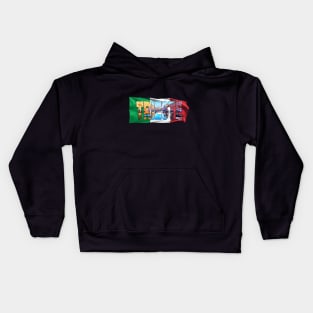 TRIESTE -  Italy Grand Canal Sunset with Flag Kids Hoodie